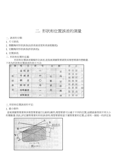形位误差的量测