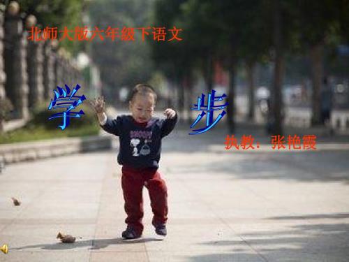 北师大版六年级下册《学步》