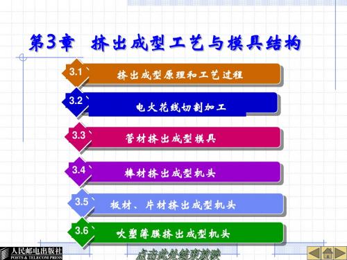 挤出成型工艺与模具结构