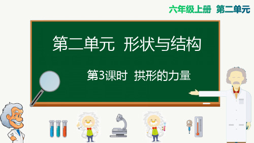 教科版六年级上册科学-拱形的力量课件金品课件