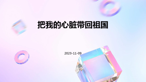 《把我的心脏带回祖国》