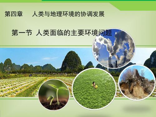 《人类面临的主要环境问题》教学课件(30张PPT)