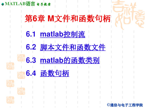 第6章 M文件和函