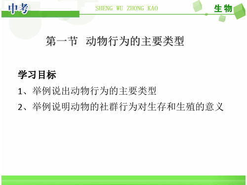 18.1动物行为的主要类型