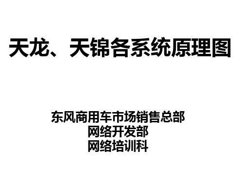 天龙天锦各系统原理图