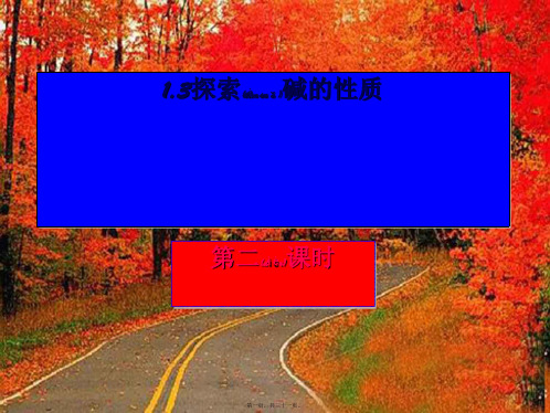 九年级科学上册 1.3 探索碱的性质(课时3)课件