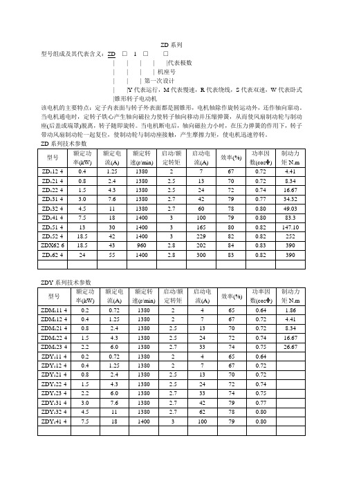 南京特种电机数据