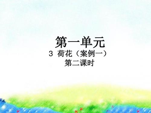 三年级下册语文优质课件-3 荷花第2课时人教(部编版)