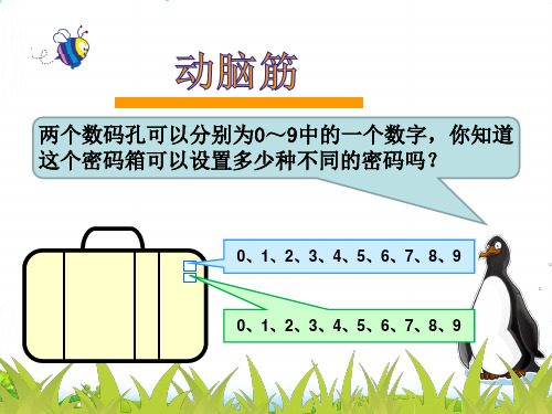 三年级下册数学优秀PPT-《简单的排列问题》人教新课标(16张)-精品课件