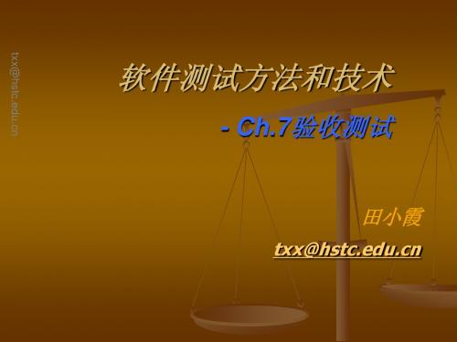 软件测试方法和技术