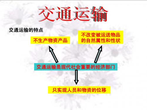 交通运输方式和布局.ppt