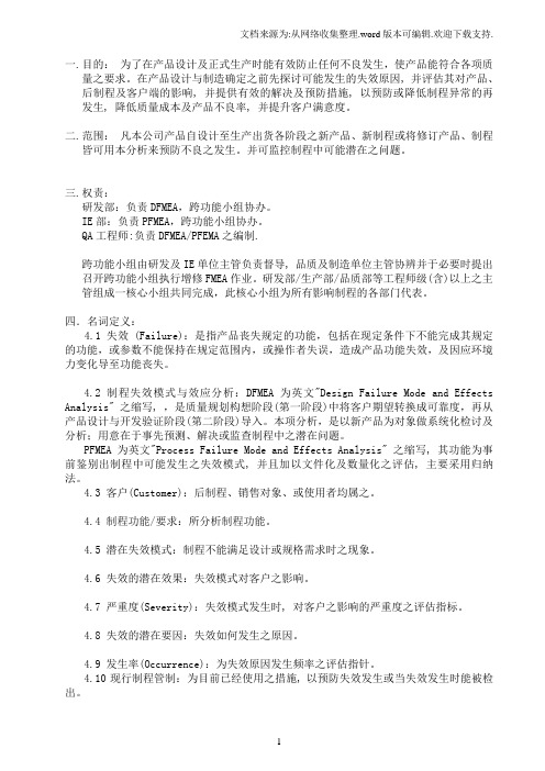 09产品风险分析控制程序C2