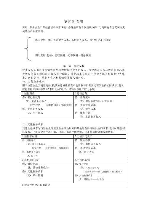 初级会计实务第五章