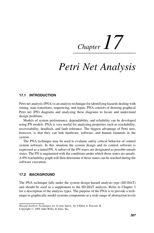 《风险评价技术及方法》 17._Petri_Net_Analysis_(PNA)