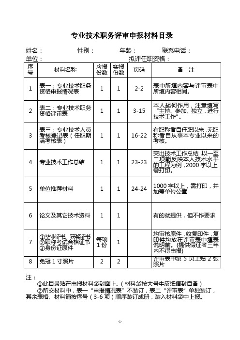 成都初中级职称表格