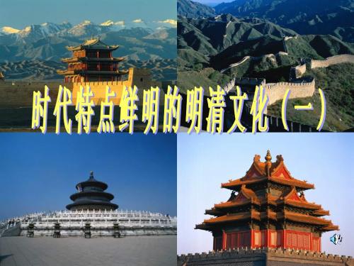 〔人教版〕时代特点鲜明的明清文化(一) 教学PPT课件12
