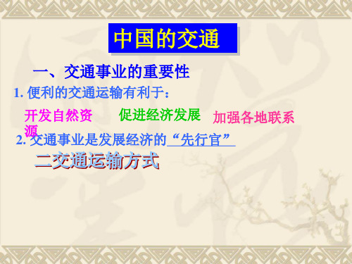 中国的交通_优秀ppt