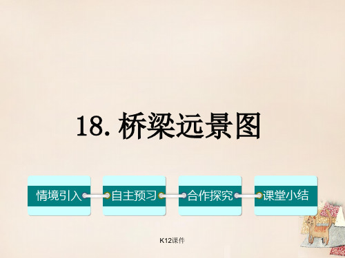 七年级语文下册 第五单元 18《桥梁远景图》课件 (新版)语文版