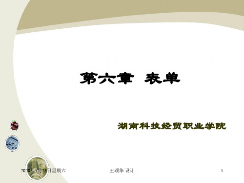 第九章表单的使用