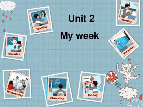 五年级上册英语课件-Unit2 My week   ｜人教(PEP)(2018秋)     (共37
