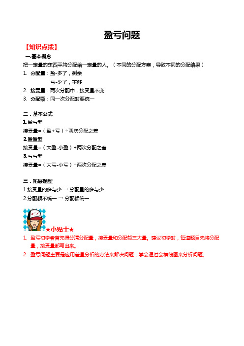 六年级下册数学试题小升初必考专题训练之应用题盈亏问题无答案全国通用