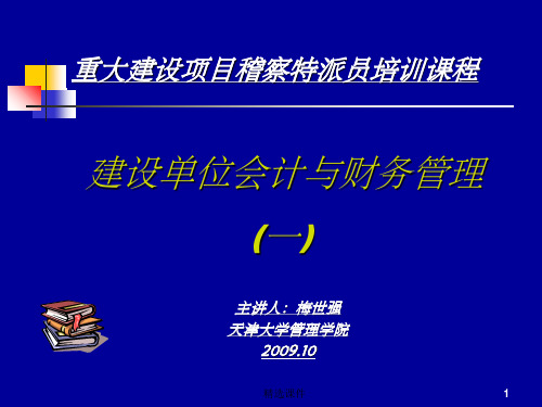 建设单位会计与财务管理(1)