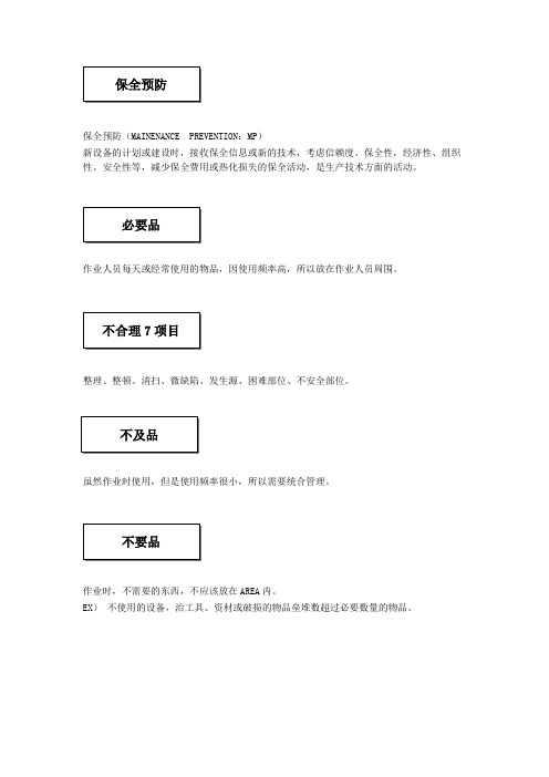 TPM术语