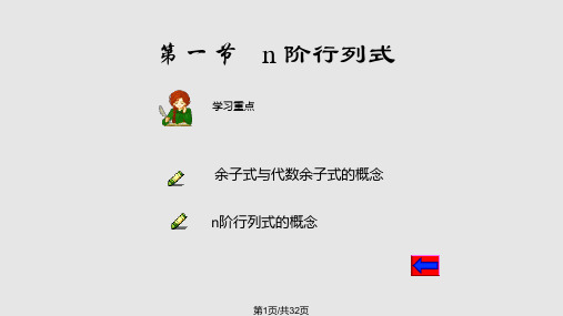 行列式及其性质PPT课件