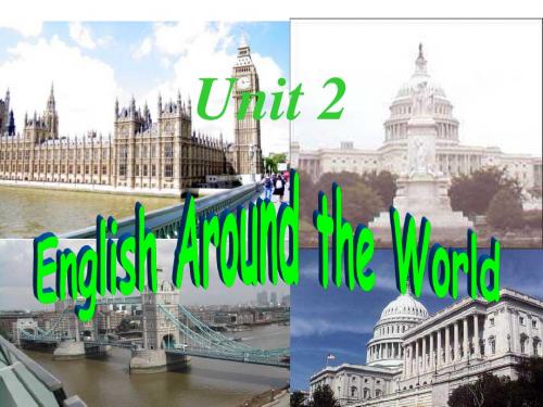 新人教版必修一unit 2 English around the world warming_up