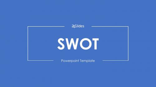 SWOT商业分析类PPT图片模板