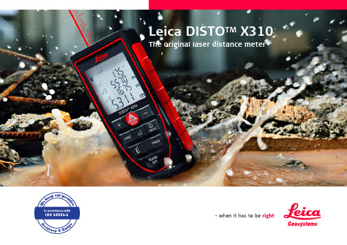 Leica DISTO X310 MAN 说明书