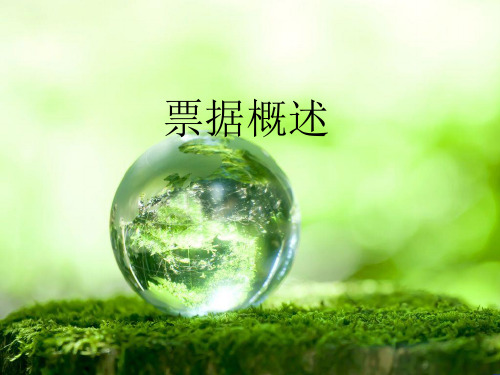 票据概述