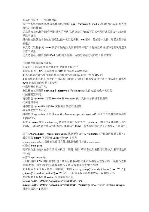 安卓拼包移植