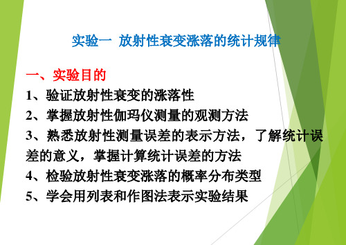 放射性实验1