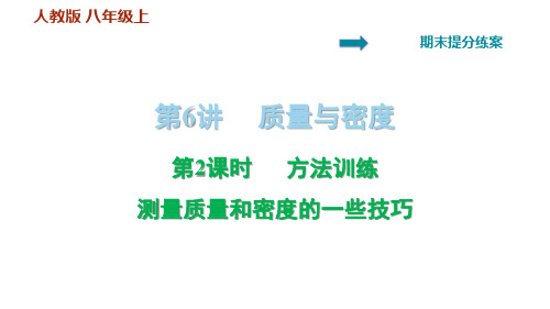 八上物理期末复习课件-第6讲 2.  技巧训练   测量质量和密度的一些技巧