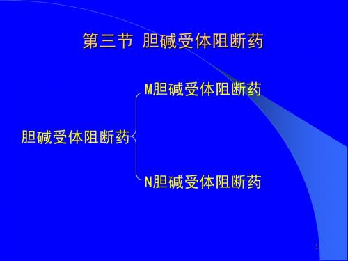 4-3   M受体阻断药