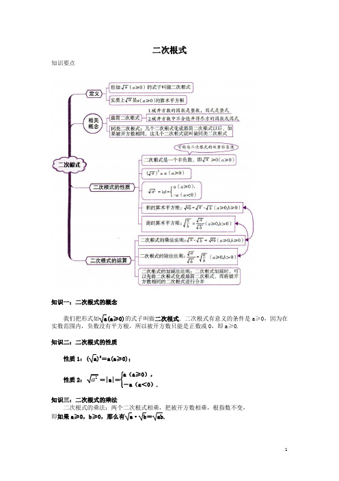 沪科版八年级数学下册第16章《二次根式》培优讲解与练习