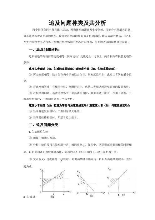 追及问题种类及其分析