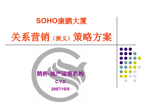 SOHO康鹏大厦关系营销策略方案