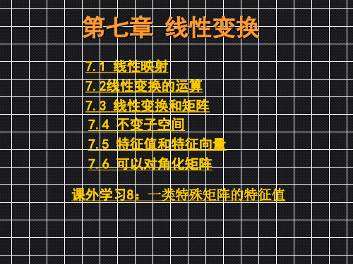 第七章：线性映射