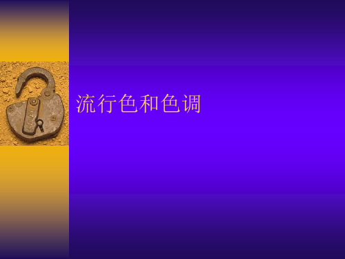 流行色和色调