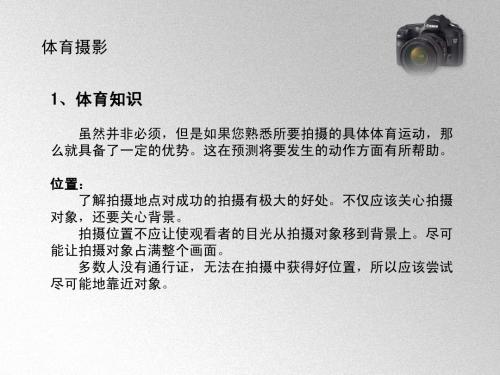 体育摄影