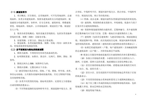 修规图纸要求