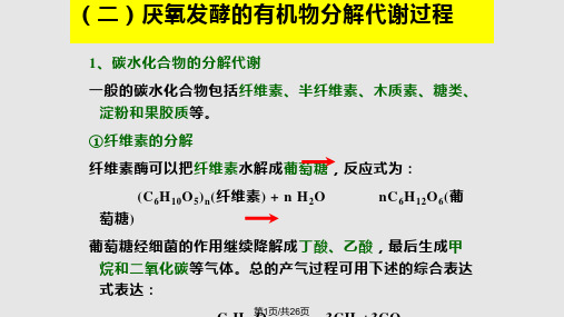 固体废物处理与处置厌氧发酵PPT课件