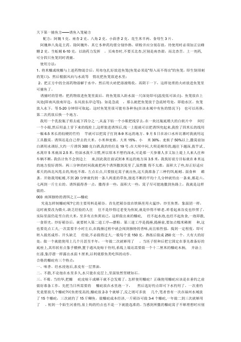 天下第一捕鱼方