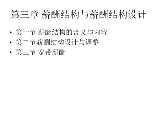 3 薪酬管理
