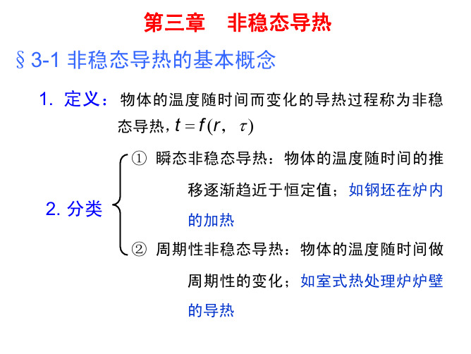 传热学-第三章 非稳态导热