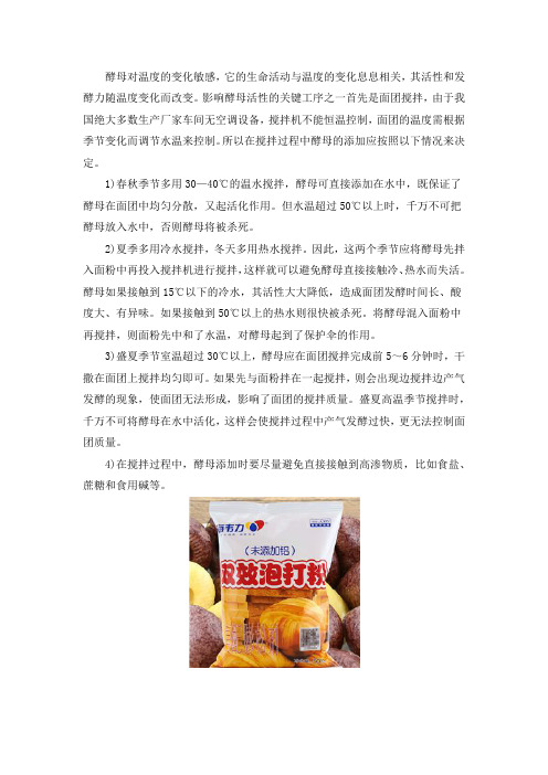 酵母蒸馒头的使用方法