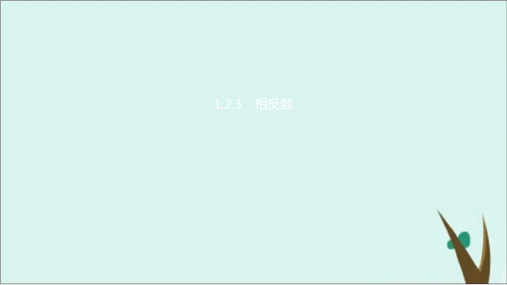 《相反数》人教版初中数学教学1