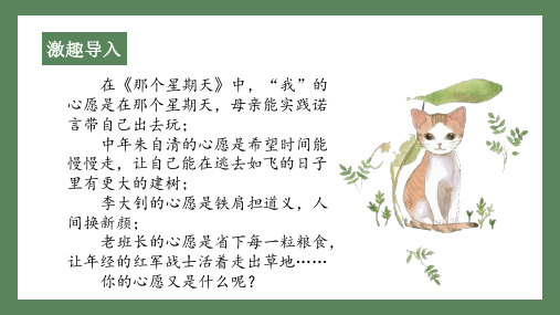 习作：心愿PPT课件完美版1